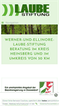 Mobile Screenshot of laube-stiftung.de